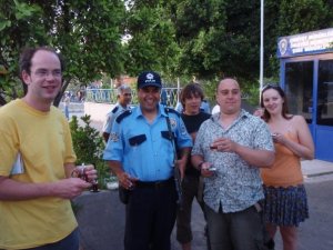Tea with the police